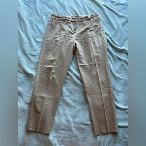 JUDITH & CHARLES- Tan Wool Pants (Size 10)